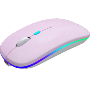 Wireless Bluetooth Mouse Rechargeable Laptop Mice with LED Lights generic